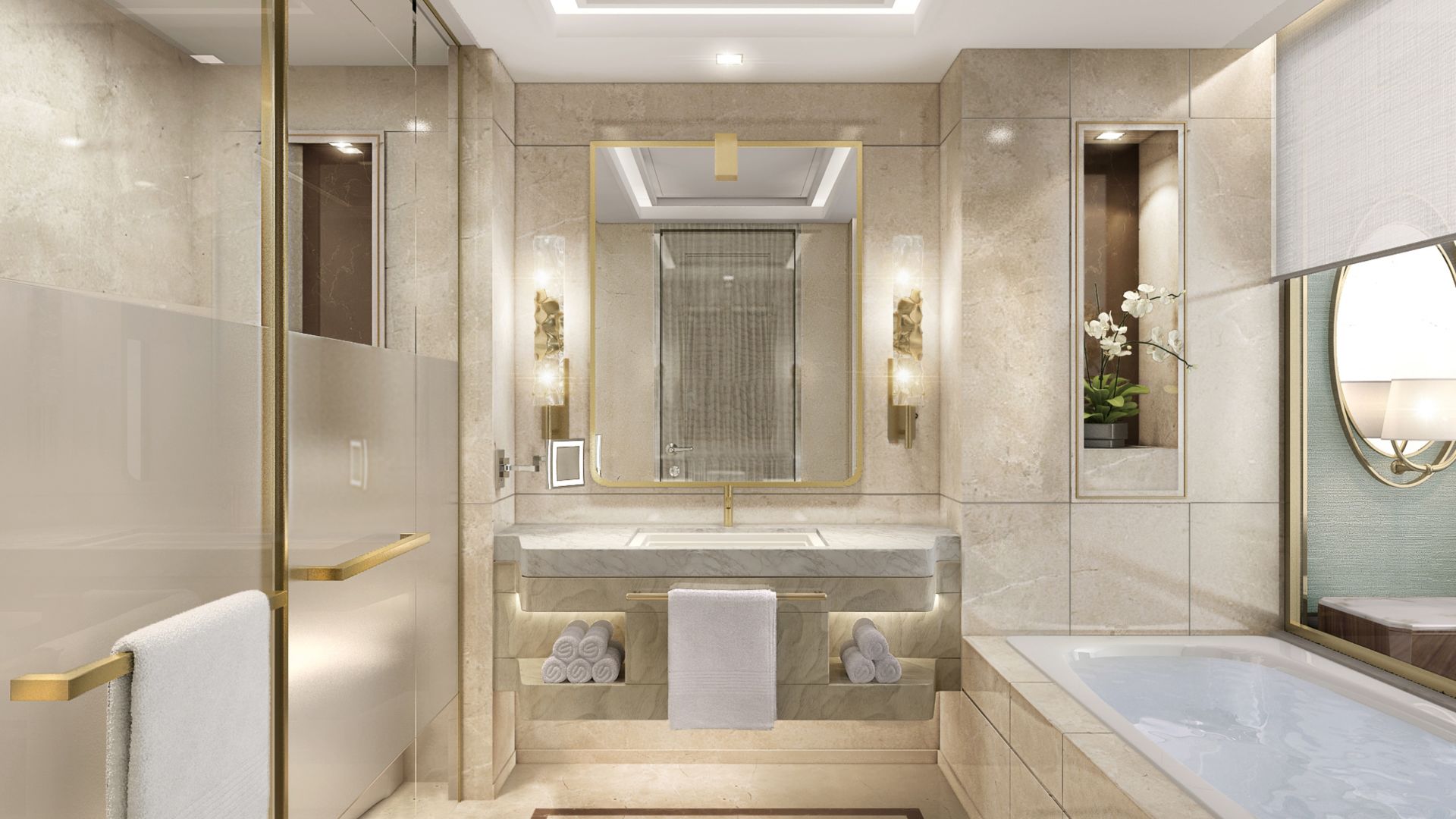 | Bathroom with Luxury Amenities